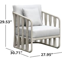 havenwood white outdoor sofa set   