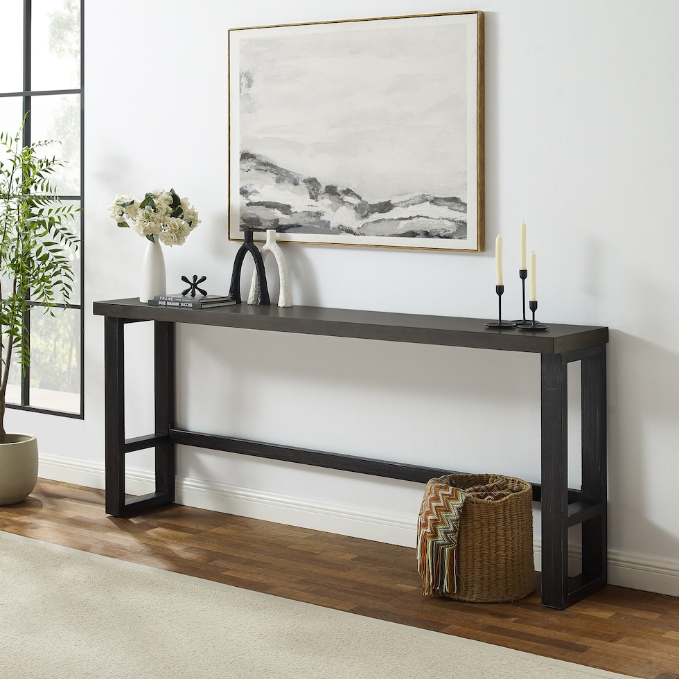 hawkford gray adjustable bar table   