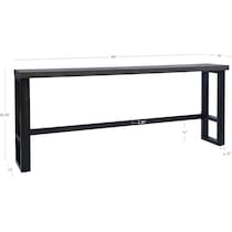 hawkford gray adjustable bar table   