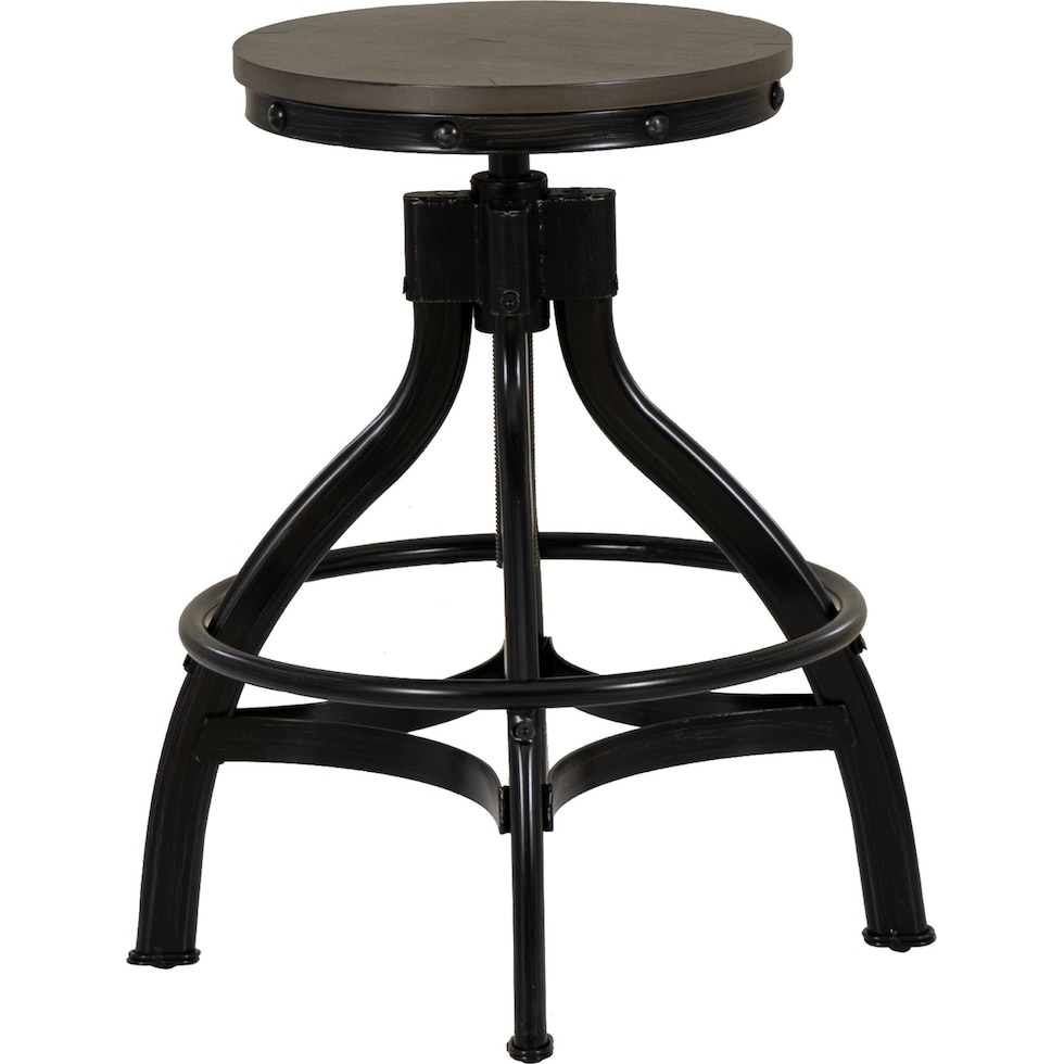 hawkford gray bar stool   