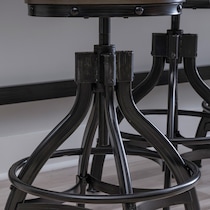 hawkford gray bar stool   