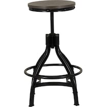 hawkford gray bar stool   