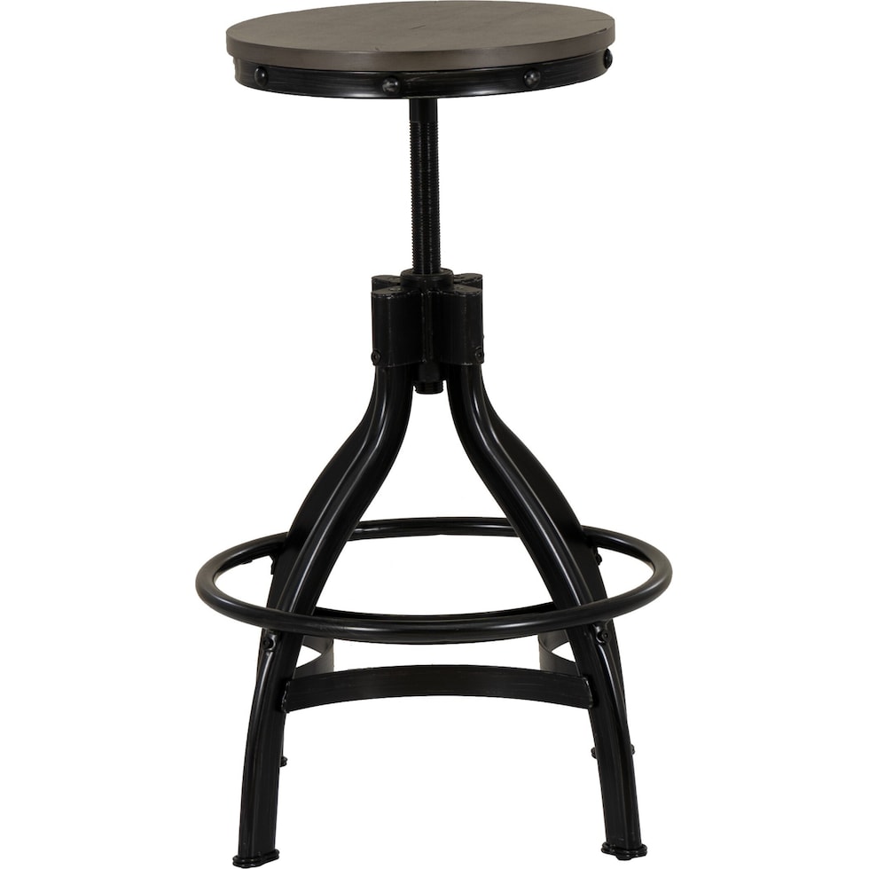 hawkford gray bar stool   