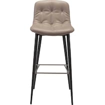 hayden light brown bar stool   