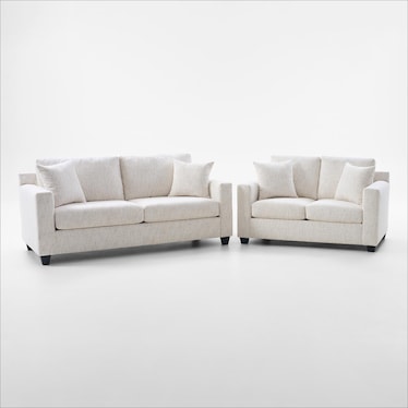 Hayden Sofa and Loveseat Set