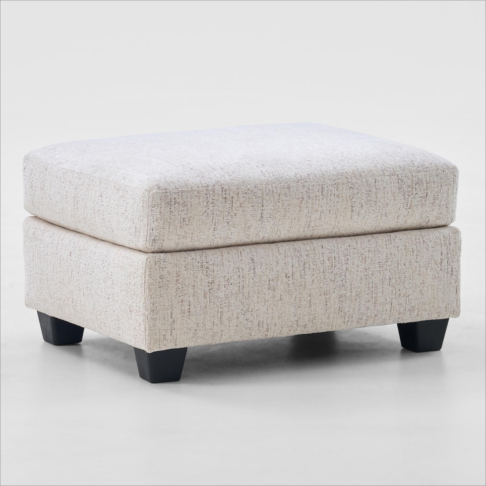 hayden neutral ottoman   