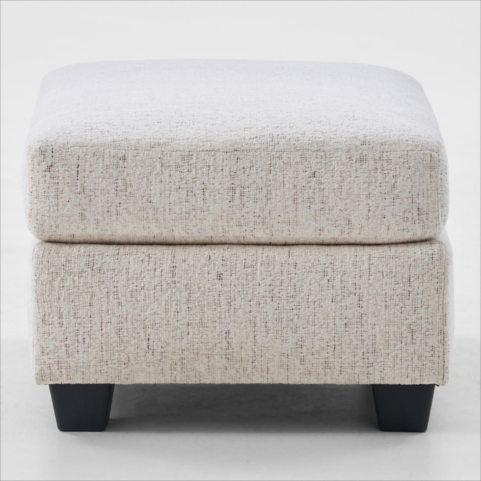 hayden neutral ottoman   