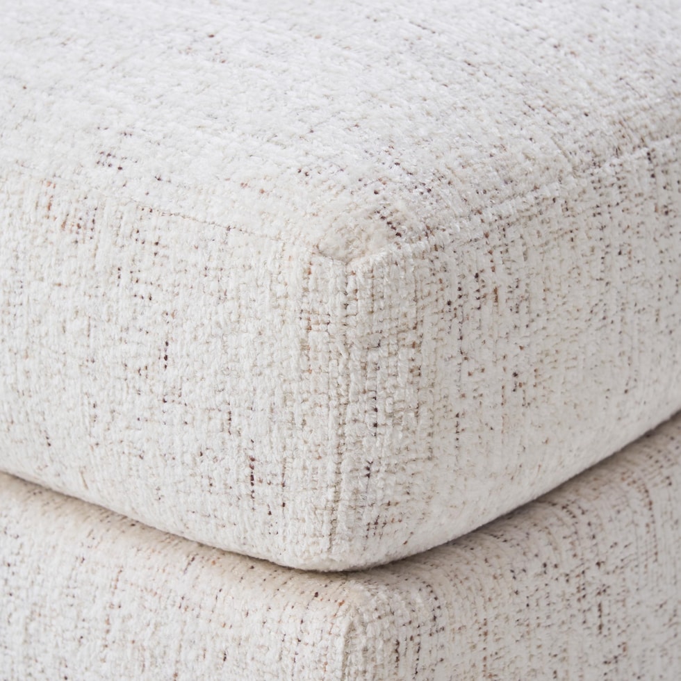 hayden neutral ottoman   