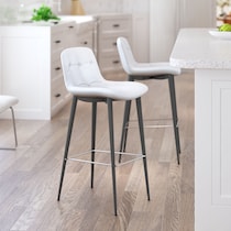 hayden white bar stool   