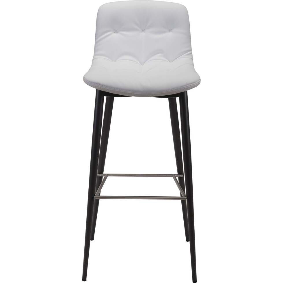hayden white bar stool   