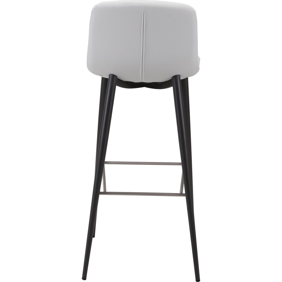 hayden white bar stool   