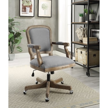 Hayley Office Chair - Light Gray