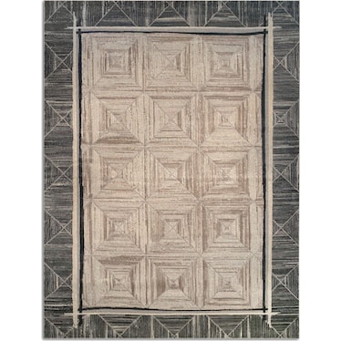Haymond Area Rug - Gray/Tan