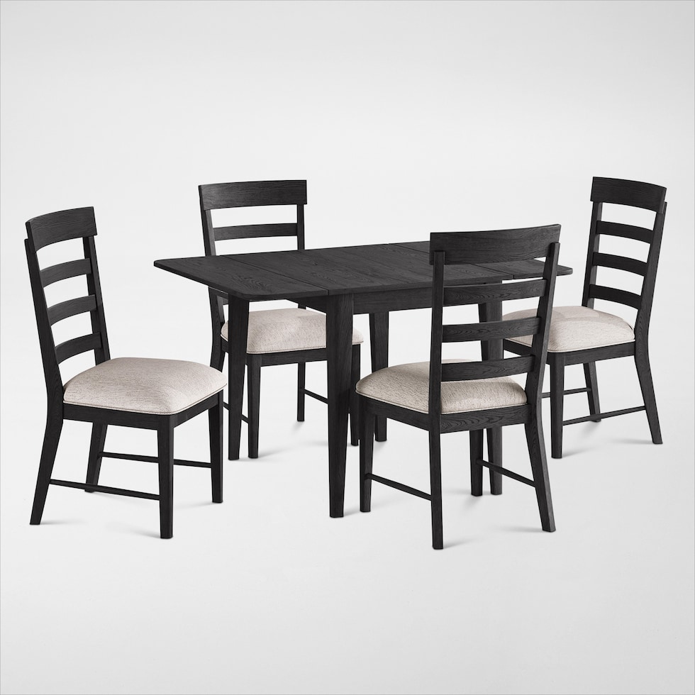 hayward black  pc dining room   