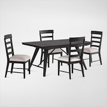 hayward black  pc dining room   