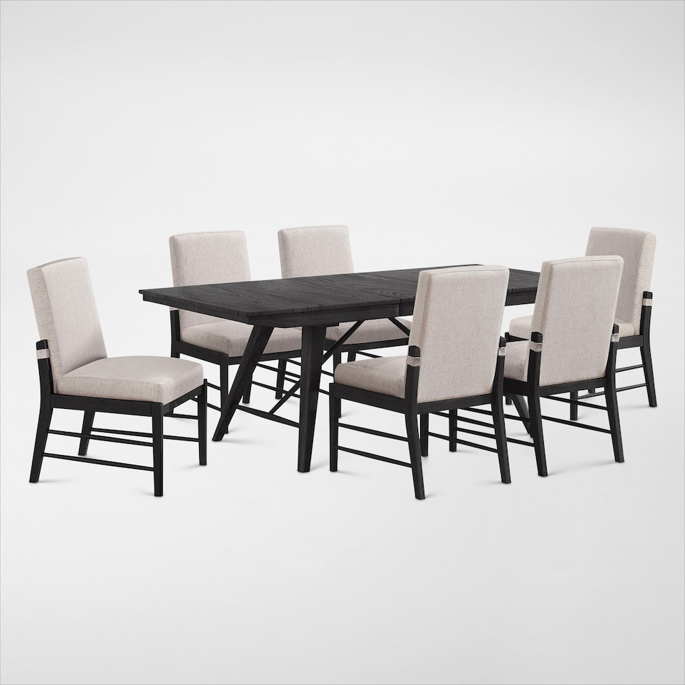 hayward black  pc dining room   