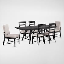 hayward black  pc dining room   