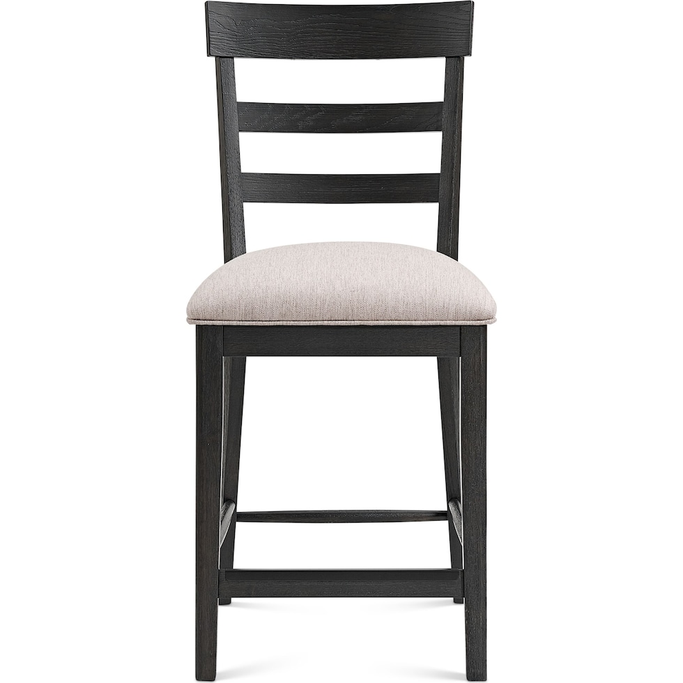 hayward black counter height stool   