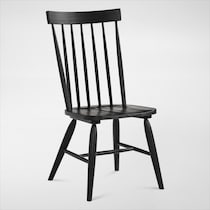 hayward black dining chair   