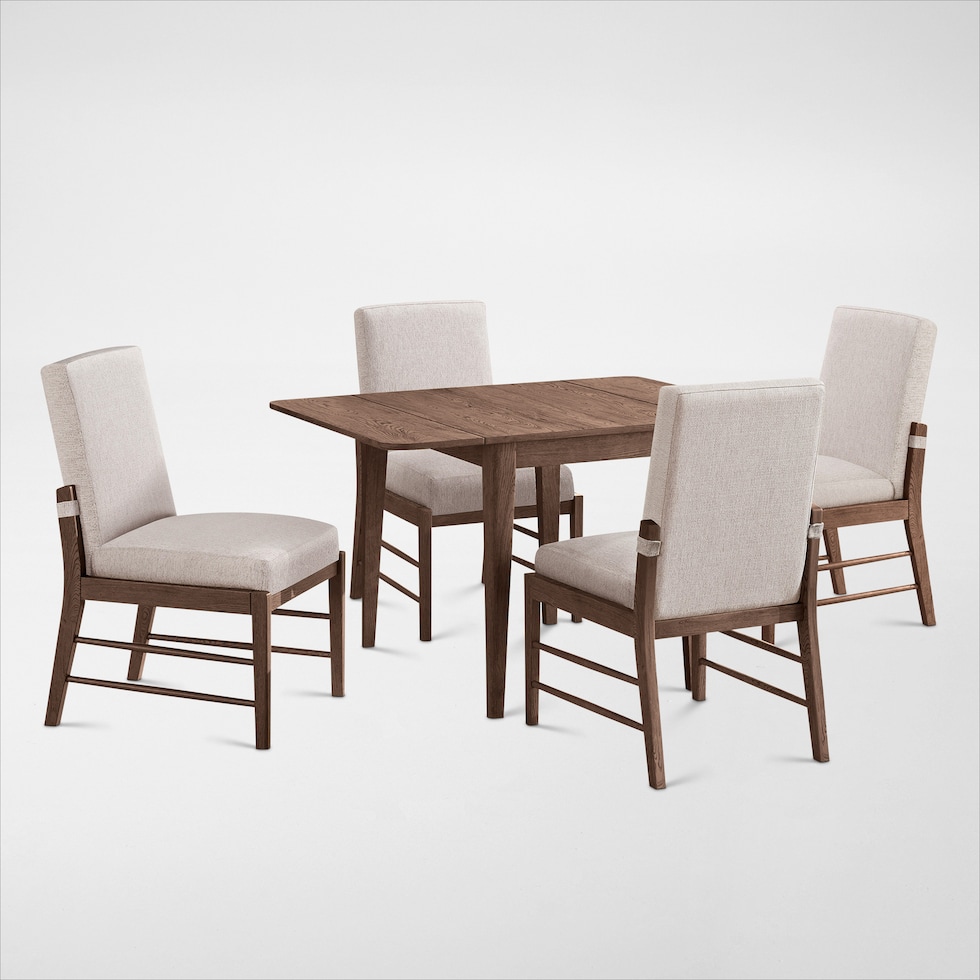hayward dark brown  pc dining room   