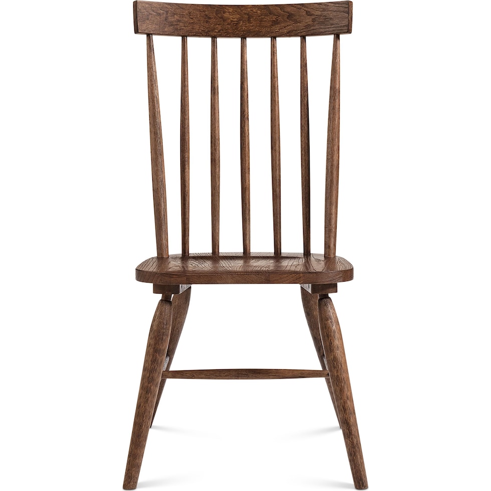 hayward dark brown dining chair   