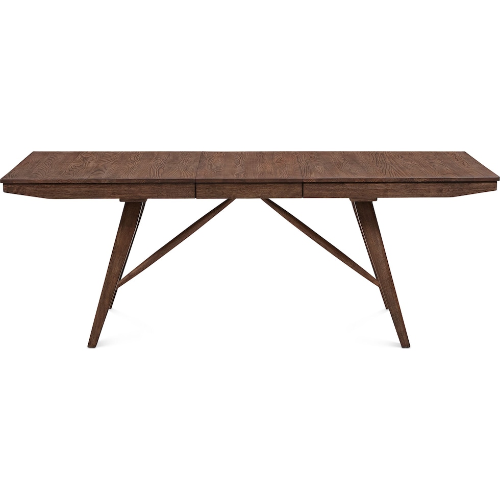 hayward dark brown dining table   