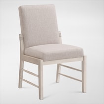 hayward white dining chair   