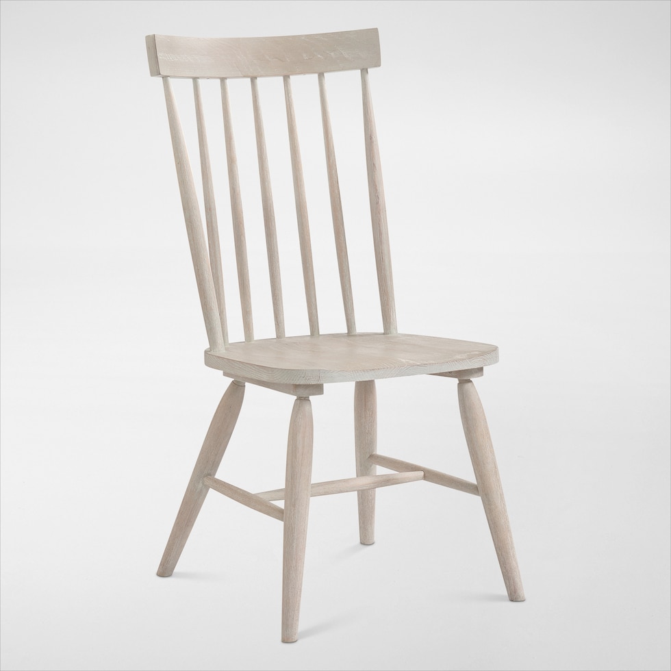 hayward white dining chair   