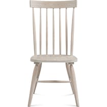 hayward white dining chair   