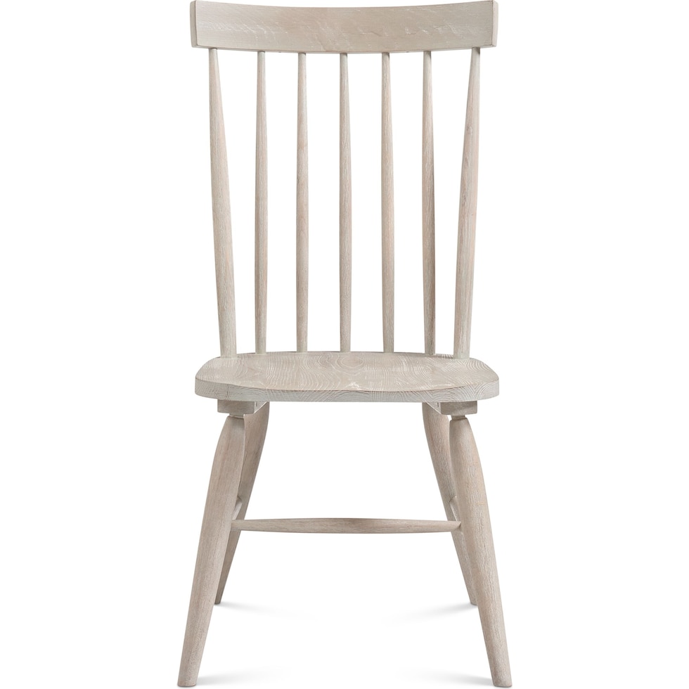 hayward white dining chair   
