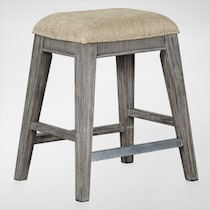 hazel tables gray accent stool   