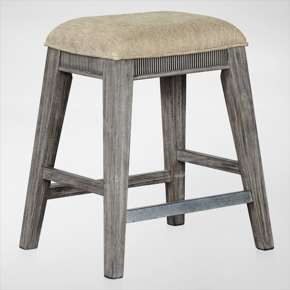 hazel tables gray accent stool   