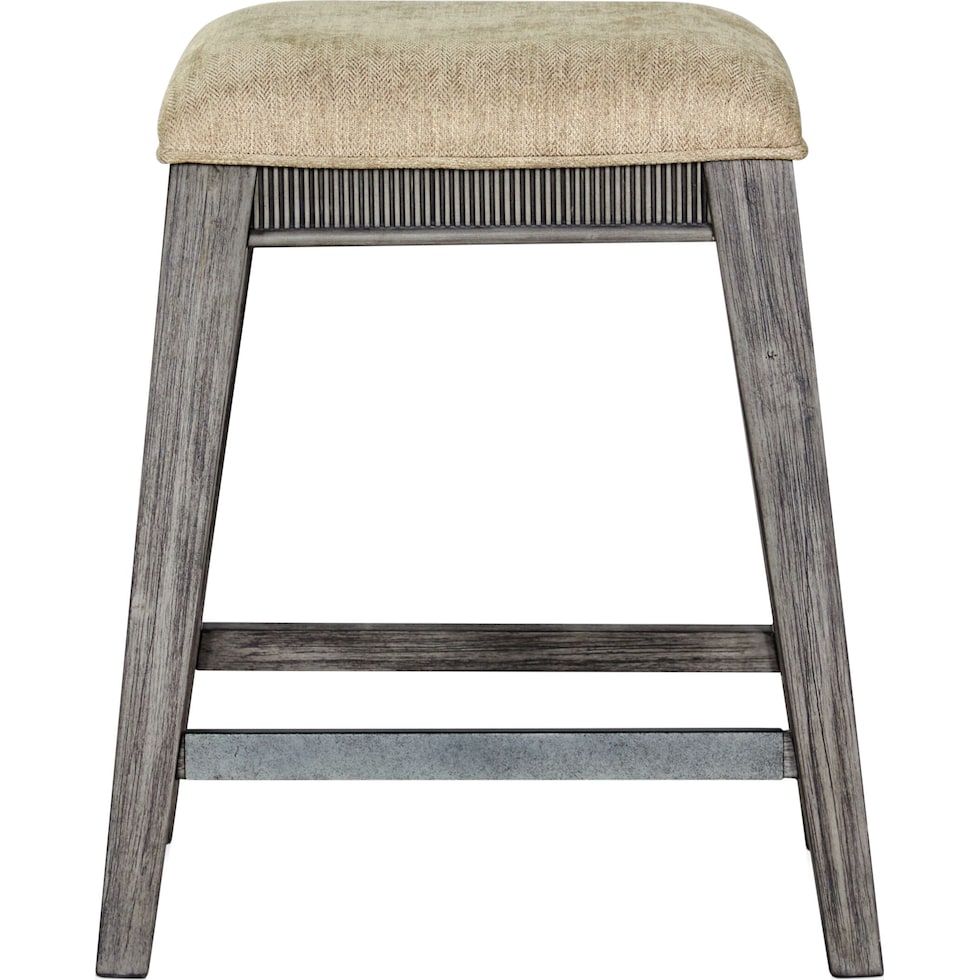 hazel tables gray accent stool   