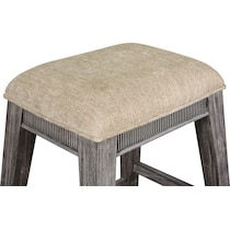 hazel tables gray accent stool   