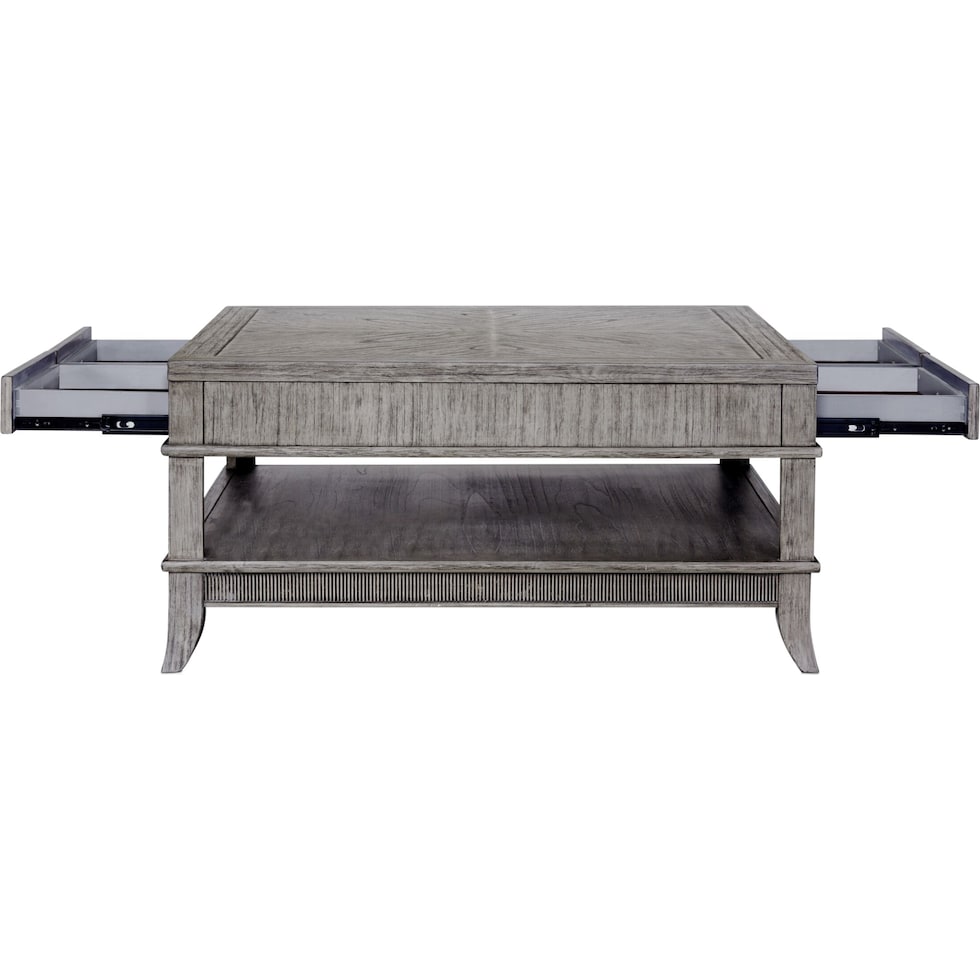 hazel tables gray coffee table   