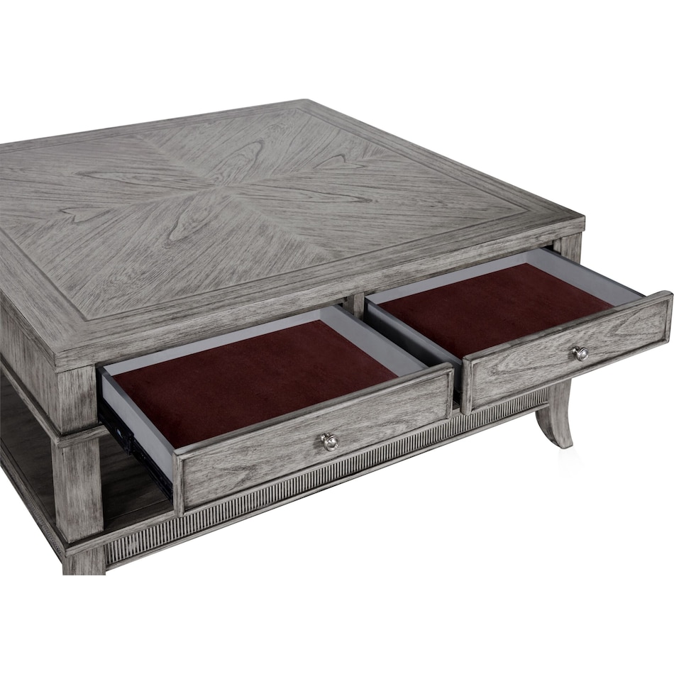 hazel tables gray coffee table   