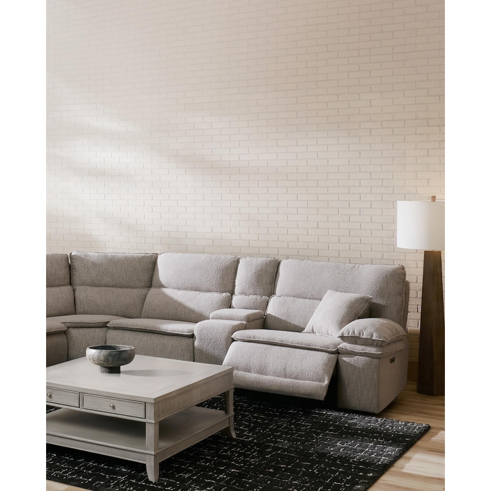 hazel tables gray coffee table   