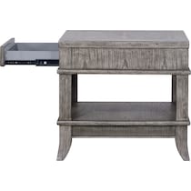 hazel tables gray end table   