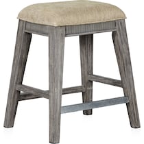 hazel tables gray stool   