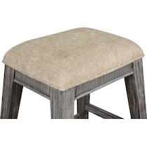 hazel tables gray stool   