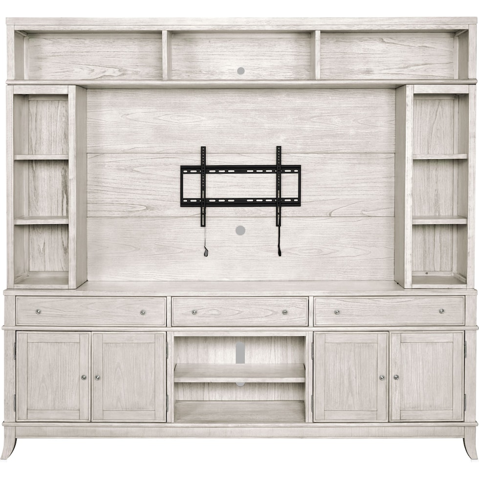 hazel tables light brown entertainment wall unit   