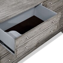 hazel gray  pc queen storage bedroom   