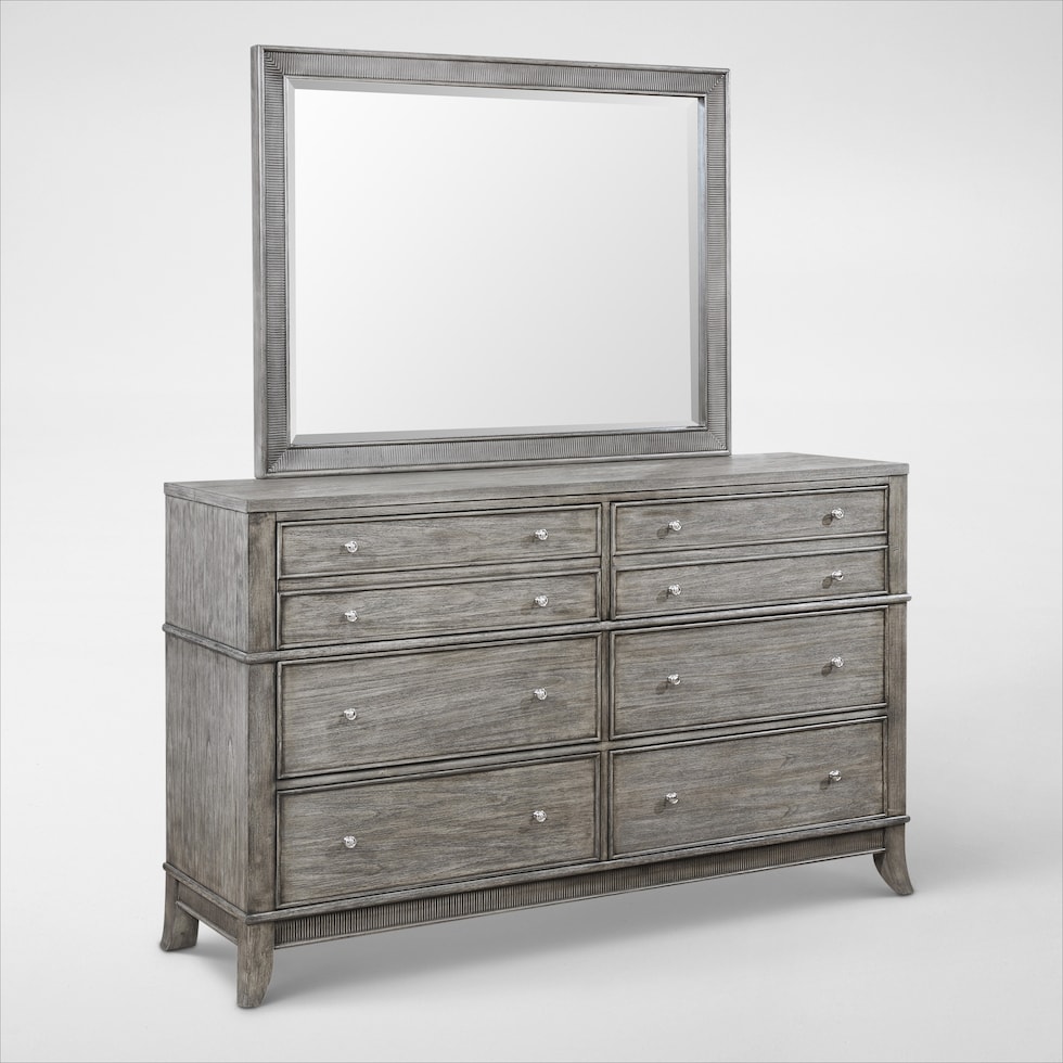 hazel gray dresser and mirror web   