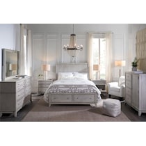 hazel gray nightstand   