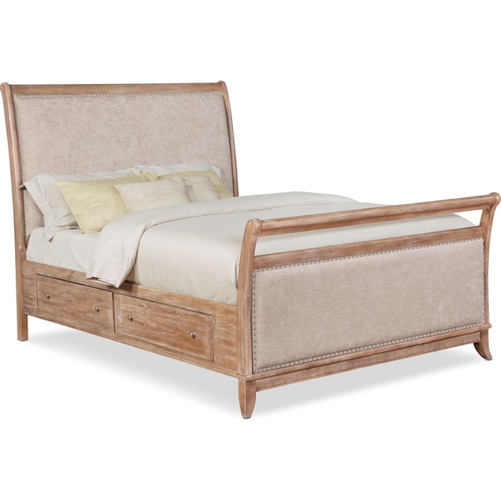 Hazel Upholstered Storage Bed Value City Furniture