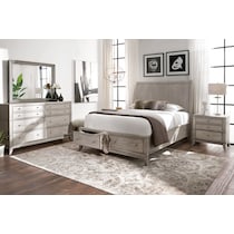 hazel white  pc king bedroom   