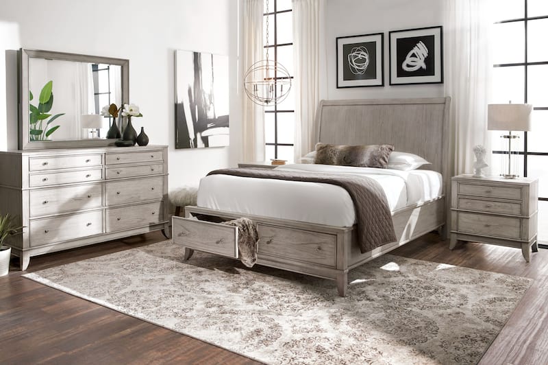 Hazel 5Piece Bedroom Set with Dresser and Mirror Value City Furniture