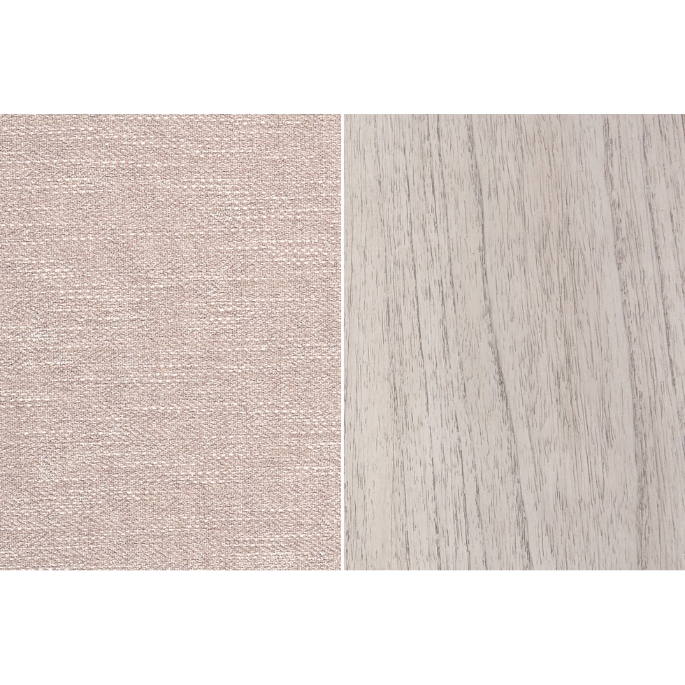 hazel white queen bed   