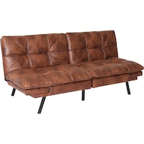 heath dark brown futon   