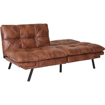 heath dark brown futon   